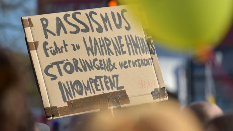 Demonstration against racism in Jena.