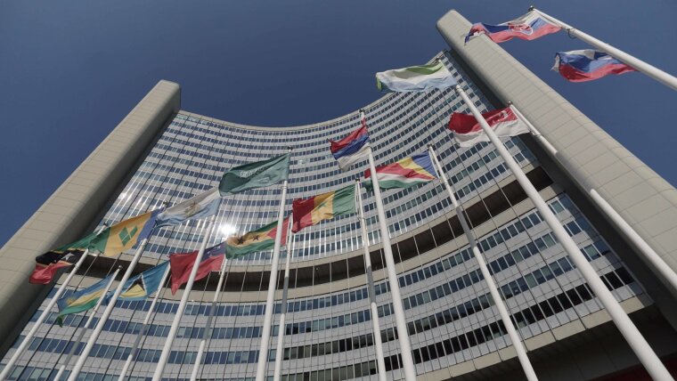 Sitz der Vereinten Nationen im Vienna International Centre.